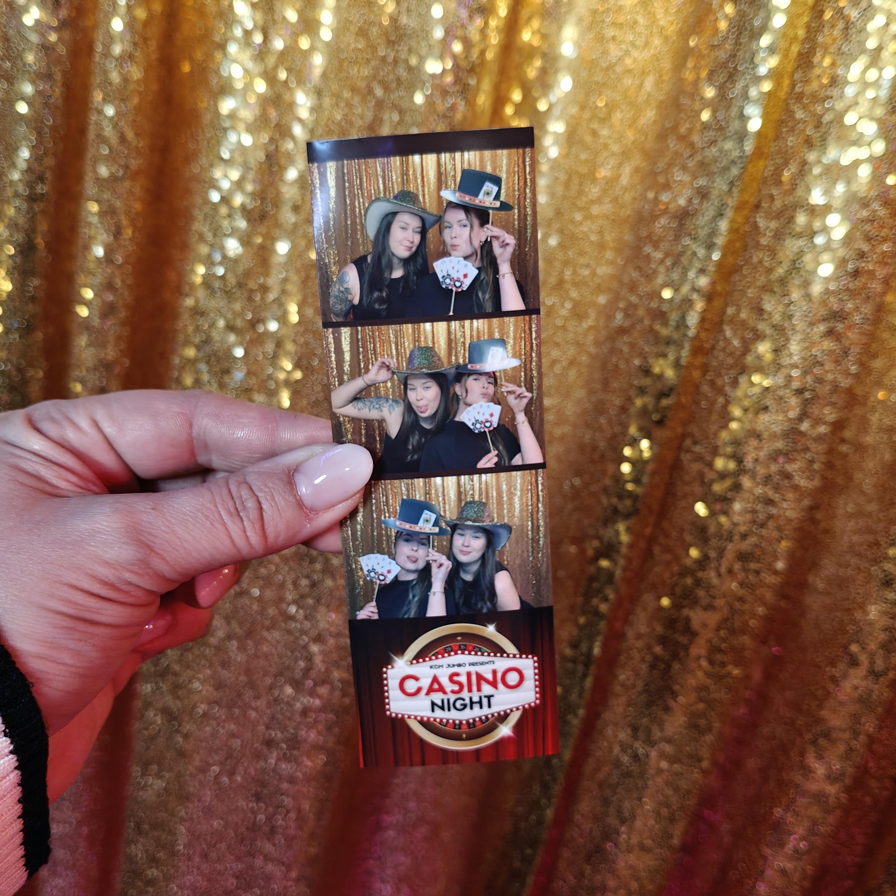 Teemajuhla suunnittelu – casino-ilta kultaisella somistuksella